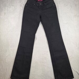 Wrangler Ultimate Riding Jeans Q-Baby Bootcut Black Stretch Denim 10MWZQN 5/6x36